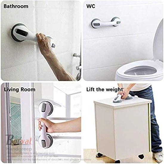 BORVAT Zuignap Handgreep - Badkamer & Douche Veiligheidsgreep - Helping Hand Handvat by BORVAT