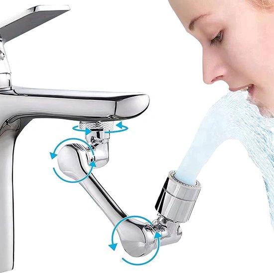 BORVAT Kraan Verlengstuk - 1080° Draaibaar - Waterbesparend - Sproeikop - Universeel - Keuken & Badkamer by BORVAT