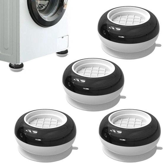 borvat IBBO® - 4 stuks trillingsdempers voor wasmachine - wasmachine dempers - wasmachine mat - wasmachines anti-trillingsmat - Wasmachine Verhoger - antislipmat voor wasmachines en drogers - Nieuwe model -