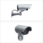 Merkloos 4x dummy beveiligingscamera - nepcamera - camera nep - CCD LED - buiten -