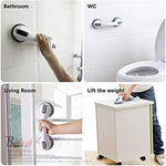 Borvat® Borvat® // Zuignap Handgreep Badkamer - Douche Handgreep Met Zuignap - Veiligheidsgreep - Helping Hand Handvat - 2 Stuk - Safety Grab Bars Gezondheid & Verzorging