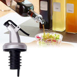 Schenktuit Set - Schenkdop - Wijnschenker - Schenker - Maatschenker - Dispenser Geschikt Voor Dispenser Voor Azijn, Wijn, Olijfolie, Sterke Drank, Likeur, Siroop, Cocktail & Olie - RVS Schenktuitje - Lekvrij - Universeel - 5 Stuks by Merkloos