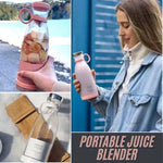 Borvat® BORVAT® - Roze Draadloze Blender To Go | Smoothie Maker voor Onderweg - Draagbare Mini blender -
