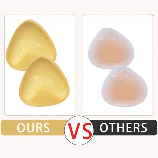 BORVAT BORVAT Zelfklevende Push-Up Pads & Tepelcovers - Herbruikbaar & Wasbaar - Onzichtbare BH - Dames - Breast Petals & Concealers Damesmode