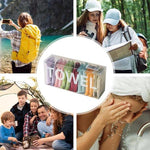 borvat IBBO® - 14 Gecomprimeerde Doekjes - 14 stuks - Compressed Towels - Hygienische Vochtige Doekjes - Wegwerp Gezichtsdoekjes - Gecomprimeerde Gezichtsdoekjes - Vakantie - Groot 28x24 mm - Wit -
