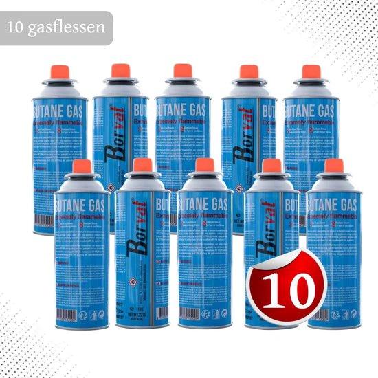 BORVAT Gasfles Butaan 227g - Gasbus 10 Stuks Verpakking by BORVAT