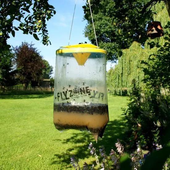 Merkloos IBBO Shop - Vliegenval XL met lokmiddel - 2 stuks - Vangt 20.000 vliegen - Vliegenzak - Vliegenvanger - Ecologisch en gifvrij - Vliegen - Muggen - Insecten - Val - Ongediertebestrijding - Plaagdierenbestrijding - Zak -