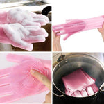 Siliconen Afwashandschoenen - Multifunctioneel & Antibacterieel - BPA Vrij by BORVAT