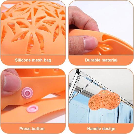 BORVAT BORVAT Siliconen BH Waszak - Wasbeschermer met Knoop - Delicate Was - 32A tot 38D - Ondergoed Waszak - Bra Accessories Damesmode