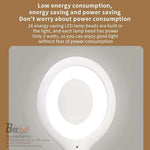 Borvat® Borvat® - Bureaulamp voor Laptop en PC - Wit en Ovaal- Flexibel en Helder - Met LED USB Aansluiting -