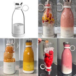 Borvat® BORVAT® - Roze Draadloze Blender To Go | Smoothie Maker voor Onderweg - Draagbare Mini blender -