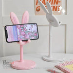 Borvat® Borvat® - Mobiele telefoonstandaard - schattige konijn telefoonhouder standaard voor bureau - Roze -