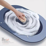 BORVAT Antislip Badmat - Super Absorberend - Douchemat - 40x60cm - Grijs by BORVAT