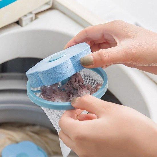 Wasmachine Filter - Wasmachine Reiniger Haarvanger - Wasmachine Vuilreiniger - Wasmachine Cleaner - Herbruikbaar - Wasfilter - Drijvend Vuil Vangnet - Haar Vanger Opvangfilter by Merkloos