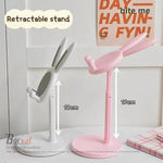 Borvat® Borvat® - Mobiele telefoonstandaard - schattige konijn telefoonhouder standaard voor bureau - Roze -