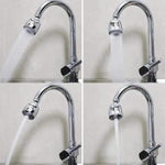 IBBO IBBO® - Draaibare douche perlator - Voor keukenkraan - Waterbesparende kraankop - Krachtige kraankop - roterende sproeikop - 360 graden - Kraan opzetstuk - 2 standen -