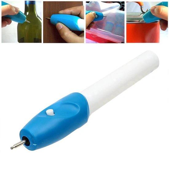 BORVAT Elektrische Graveerpen - DIY Graveermachine - Draagbaar - Metaal, Glas, Hout & Kunststof - Batterij by BORVAT