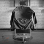 Borvat® Borvat® - Kappersmantel - Kapmantel - Kappersschort - Kapper - Geschikt voor Haren - Unisex - Thuis of Salon - Voor Volwassenen en Kinderen - Zwart -