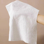 borvat IBBO® - 14 Gecomprimeerde Doekjes - 14 stuks - Compressed Towels - Hygienische Vochtige Doekjes - Wegwerp Gezichtsdoekjes - Gecomprimeerde Gezichtsdoekjes - Vakantie - Groot 28x24 mm - Wit -