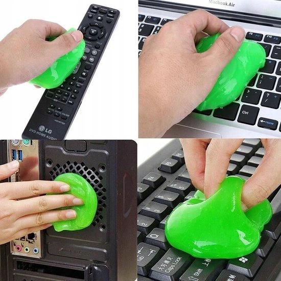 Borvat® | Keyboard Cleaner - stof- / vuilverwijderaar voor pc, computer, mobiele en andere alledaagse voorwerpen - herbruikbare kit by Borvat®