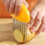 Borvat® Borvat® | Multifunctionele Groenten Slicer - Kartelmes - Frietsnijder - Golvend mes -