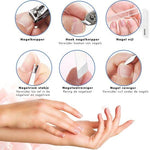 16-Delige Pedicure & Manicure Set - Nagelknippers, Nagelvijl, Nageltang - Blauw by BORVAT