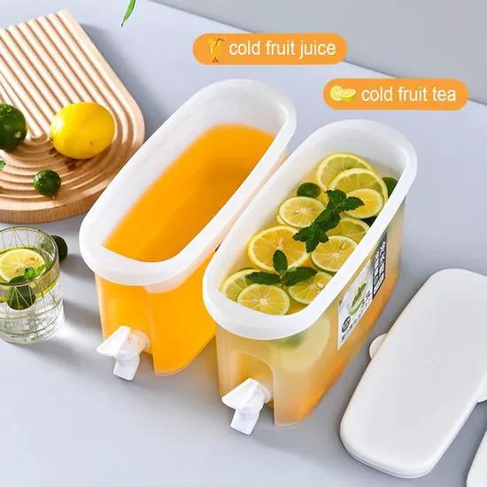 IBBO IBBO® - 3xDrink Bucket - Drankdispenser met kraantje - Waterdispenser - Limonadetap - Watertap - Sapdispenser - 3 L - 3 Stuks -