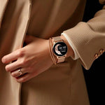 BORVAT Smartwatch Dames - Premium HD AMOLED Display - Android & iOS - Roze/Rose Goud by BORVAT