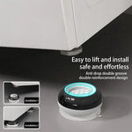 borvat IBBO® - 4 stuks trillingsdempers voor wasmachine - wasmachine dempers - wasmachine mat - wasmachines anti-trillingsmat - Wasmachine Verhoger - antislipmat voor wasmachines en drogers - Nieuwe model -