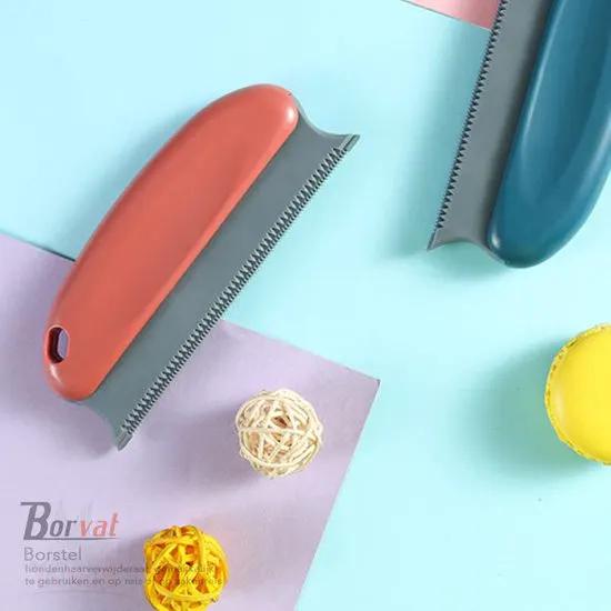 Merkloos Borvat® - efficiënte borstel voor het verwijderen van dierenhaar voor honden en katten - Perfect voor auto's, meubels, tapijten en kleding - Zeg vaarwel tegen dierenharen - Uncategorized