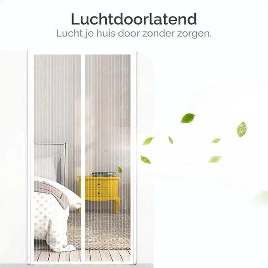 BORVAT Magnetisch Vliegengordijn - 210x100cm - Horgordijn - Hordeur - Deurgordijn by BORVAT