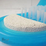 Borvat® Borvat® – Voeten Scrubber – Voetmassage Borstel – Douche Scrubber – Massage Slipper – Voeten Reinigen – Badkamer Borstel – Foot Wash -