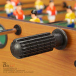 Merkloos Borvat® - voetbaltafel - Tafelvoetbal volwassenen - speeltafel kind - voetbal tafelspel - kickertafel - tafelvoetbal - groen/bruin -