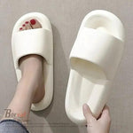 Borvat® Borvat® - Zomer Slippers Wolky Dichte Slippers Paar Thuis Outdoor Slipper Zomer Strand Slaapkamer Schoenen Dames Slippers Dikke Bodem Sandalen - Unisex - Licht groen - Maat 38-39 -