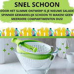 IBBO IBBO® - Slazwierder - Sladroger - Sla centrifuge - Slacentrifuge - Salade spinner - Saladspinner - Salad spinner - Vergiet - Vergiet opvouwbaar - Slacentrifuge opvouwbaar - Sla zwierder - sla wasser - Slacentrifuge kopen -