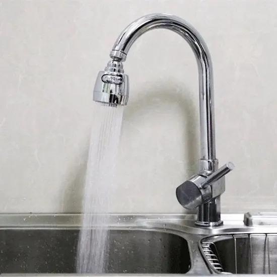 IBBO IBBO® - Draaibare douche perlator - Voor keukenkraan - Waterbesparende kraankop - Krachtige kraankop - roterende sproeikop - 360 graden - Kraan opzetstuk - 2 standen -