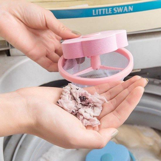 Wasmachine Filter - Wasmachine Reiniger Haarvanger - Wasmachine Vuilreiniger - Wasmachine Cleaner - Herbruikbaar - Wasfilter - Drijvend Vuil Vangnet - Haar Vanger Opvangfilter by Merkloos