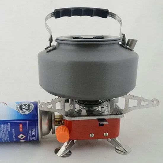 Merkloos Draagbare Kampeerkachel - gas kachel - tent kachel - camping verwarming - kachel - Mini Kampeerfornuis - Met Koffer - Buiten - Kampeerfornuis - Butaan - 9.5*9.5*9.5 cm -