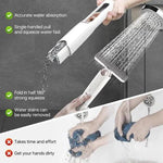 borvat IBBO® - Multifunctionele Mini mop - Keuken - Vervangbaar - Schoonmaak - Badkamer - Ramen - Mop met handgreep - Voor alle oppervlakken -