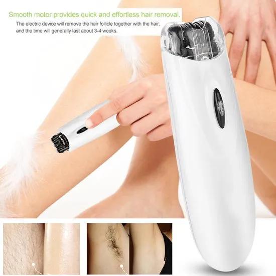 Merklose- UP / Gezichtsepilator / Bikini Epilator / Snor Epilator / Ontharing / Armen en Benen Ontharen / Snoerloos / Wit -