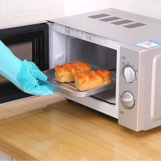Siliconen Afwashandschoenen - Multifunctioneel & Antibacterieel - BPA Vrij by BORVAT