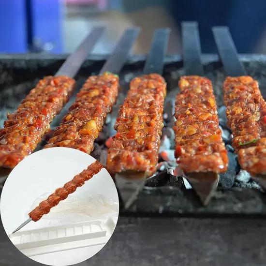 Merkloos Kebab Maker – Handige Mal voor Perfecte Spiesen! -