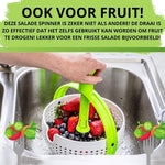IBBO IBBO® - Slazwierder - Sladroger - Sla centrifuge - Slacentrifuge - Salade spinner - Saladspinner - Salad spinner - Vergiet - Vergiet opvouwbaar - Slacentrifuge opvouwbaar - Sla zwierder - sla wasser - Slacentrifuge kopen -