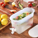IBBO IBBO® - 3xDrink Bucket - Drankdispenser met kraantje - Waterdispenser - Limonadetap - Watertap - Sapdispenser - 3 L - 3 Stuks -