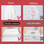 borvat IBBO® - 14 Gecomprimeerde Doekjes - 14 stuks - Compressed Towels - Hygienische Vochtige Doekjes - Wegwerp Gezichtsdoekjes - Gecomprimeerde Gezichtsdoekjes - Vakantie - Groot 28x24 mm - Wit -