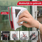 Borvat® Borvat® - Magnetische ramenwasser dubbel glas - Raamwisser - Magnetische raamwisser - Window cleaner magnetic - - Geschikt voor Dubbelglas 0-12mm -