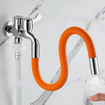 Flexibele Kraanuitloop 360° - 50cm - Universele Kraan Verlenging - Oranje by BORVAT