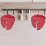 Merkloos IBBO Shop - Siliconen Ovenwanten - Kreeft Klauwen - 2x Pannenlap - Set van 2 stuks - Koken & Bakken - Warmtebestendig - Hittebestendig - Ovenwanten - Ovenhandschoenen - Rood -