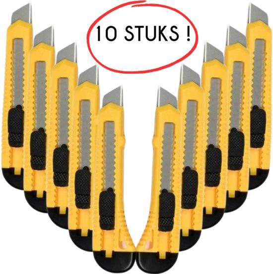 BORVAT Afbreekmes Snijmes - Breekmes 18mm - Werkmes - Set 10 Stuks by BORVAT