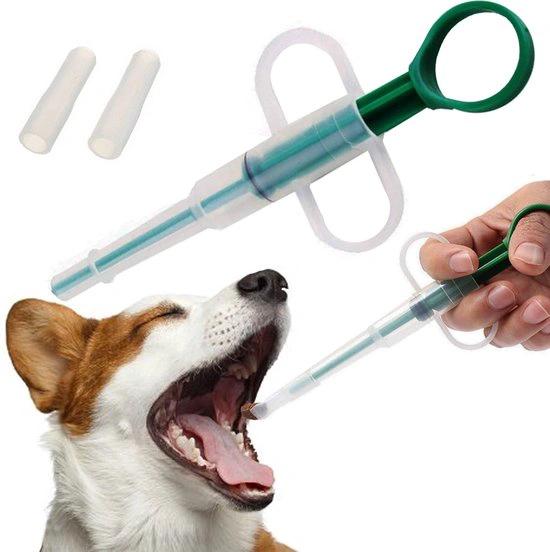 Merkloos Huisdier Medicatie Spuit Tablet Pil Gun Piller Dispenser Geneeskunde Water Melk Spuit Kat Hond Puppy Voeder Kit -